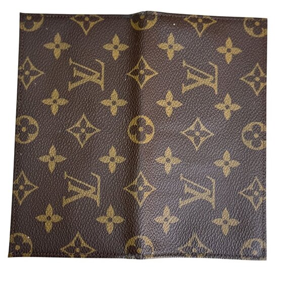 Louis Vuitton Vintage Monogram Canvas Trifold Wallet Card Holder Checkbook Cover - Picture 2 of 16